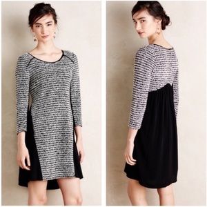 Maeve for Anthropologie Tweed Swing Dress Size Large